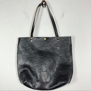 Nell Harper Pebbled Leather Black‎ Purse Bag Solid